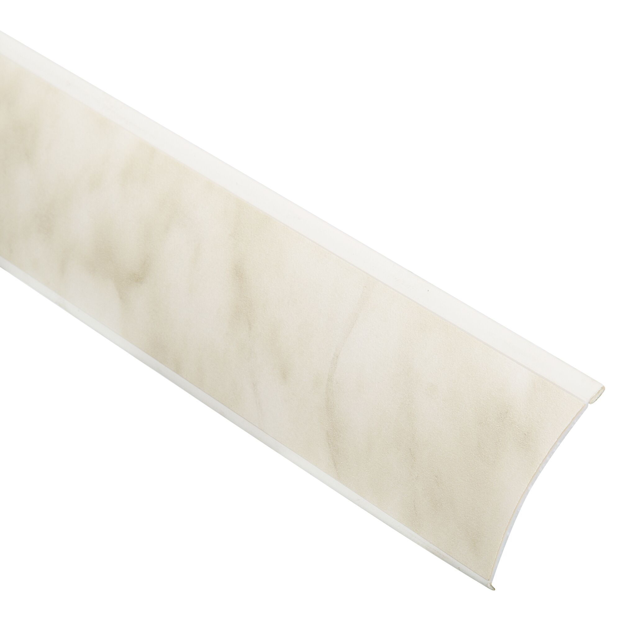 Marmoriertes Wandanschlussprofil