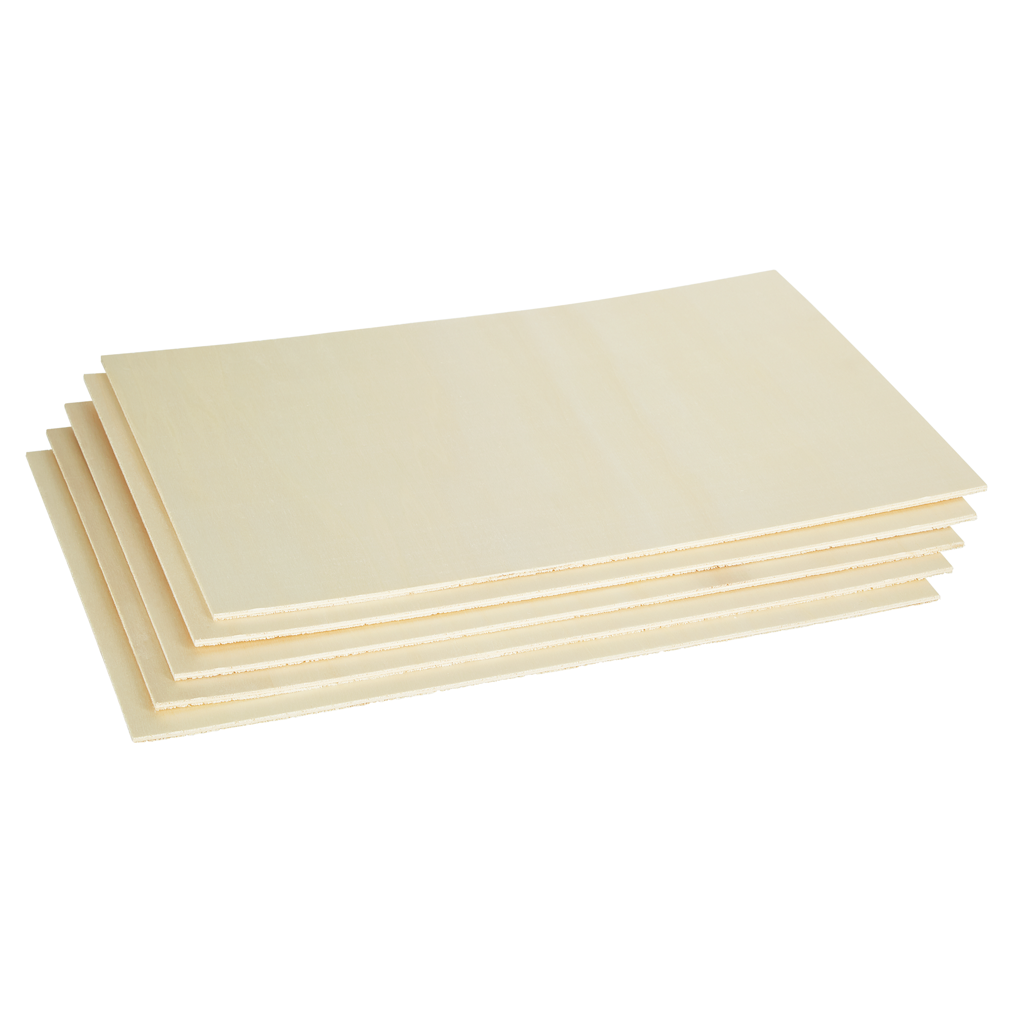 Bastelsperrholzplatten Pappel 420 x 297 x 4 mm 5 Stück + product picture