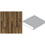 Verkleinertes Bild von Küchenarbeitsplatte 'NU742 POF' 2960 x 600 x 39 mm nussbaum butcherblock