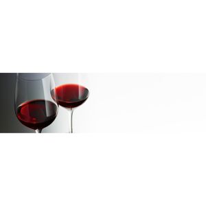 Kompaktschichtstoff 'WandArt easy' 200 x 58,5 cm red wine abstract