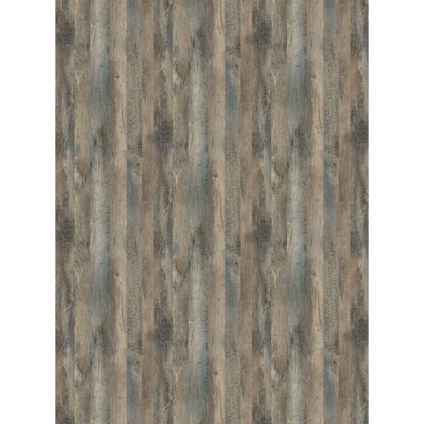 Küchenrückwand mit Holzdekor