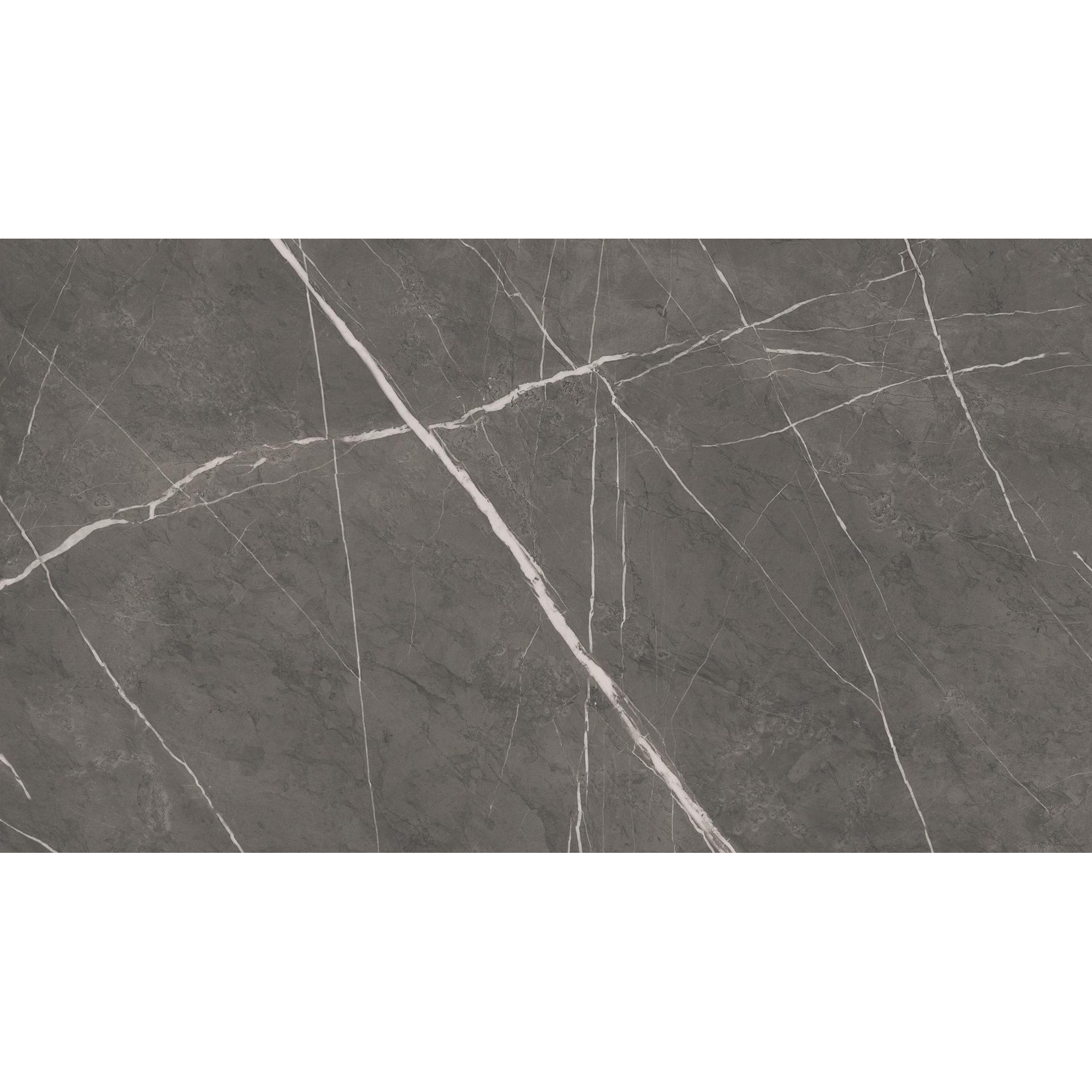 Küchenrückwand 'K4887/K4892' Nuss Almond Expressive braun/Pietra grau, beidseitiges Dekor 4100 x 640 x 15 mm + product picture