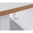 Tischplatte Dekorspan weiß 200 x 80 x 2,5 cm