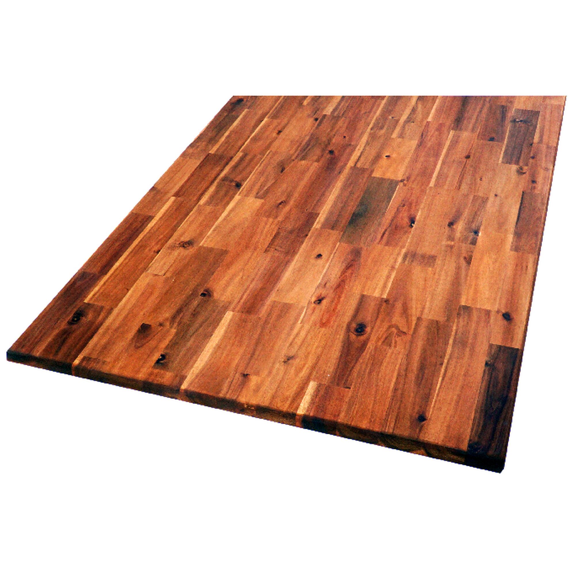 Rechteckige Tischplatte aus Akazienholz