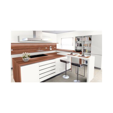 Küchenarbeitsplatte 4100 x 600 x 39 mm Zwetschge braun Küchenarbeitsplatte 4100 x 600 x 39 mm Zwetschge braun