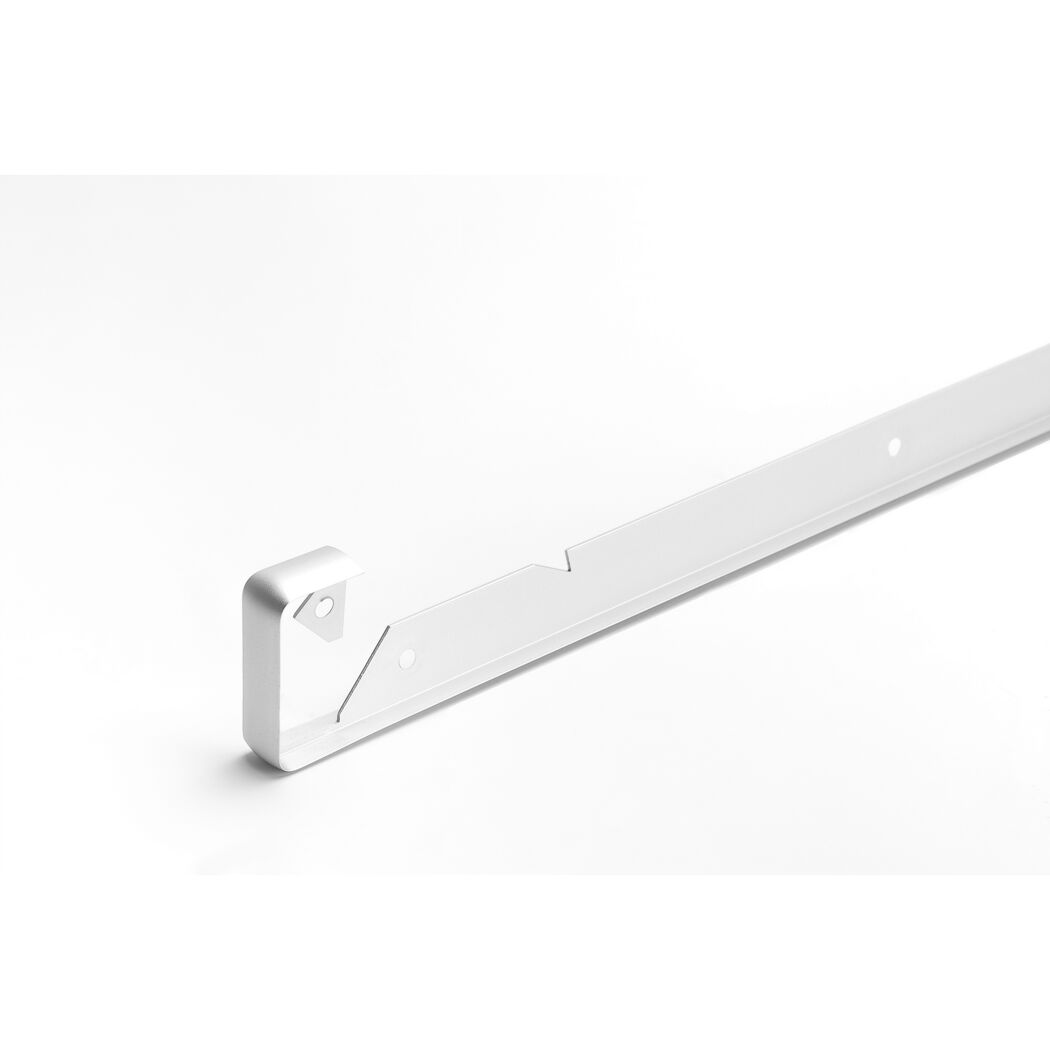 Silberne Alu-Fugenleiste G-Profil