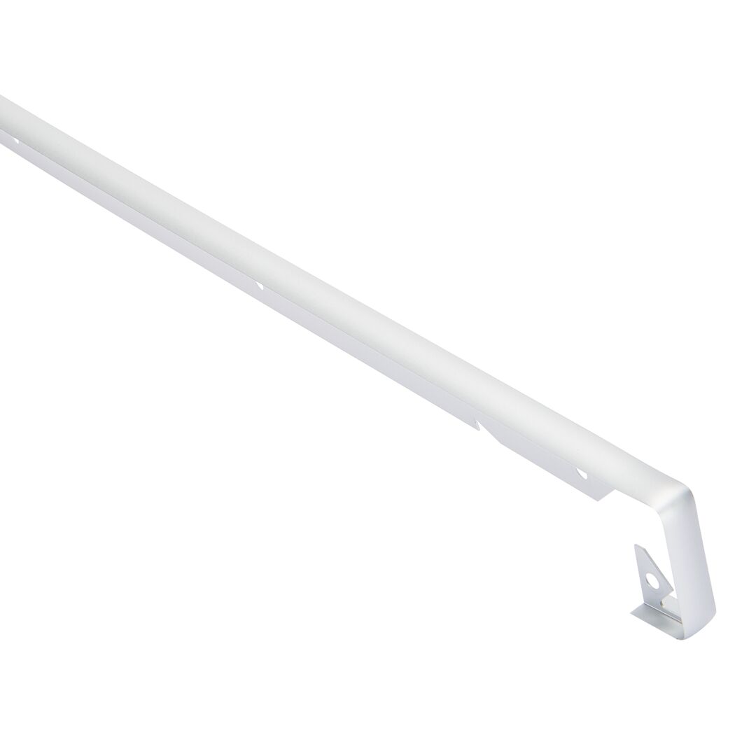 Silberne G-Profil Fugenleiste aus Aluminium