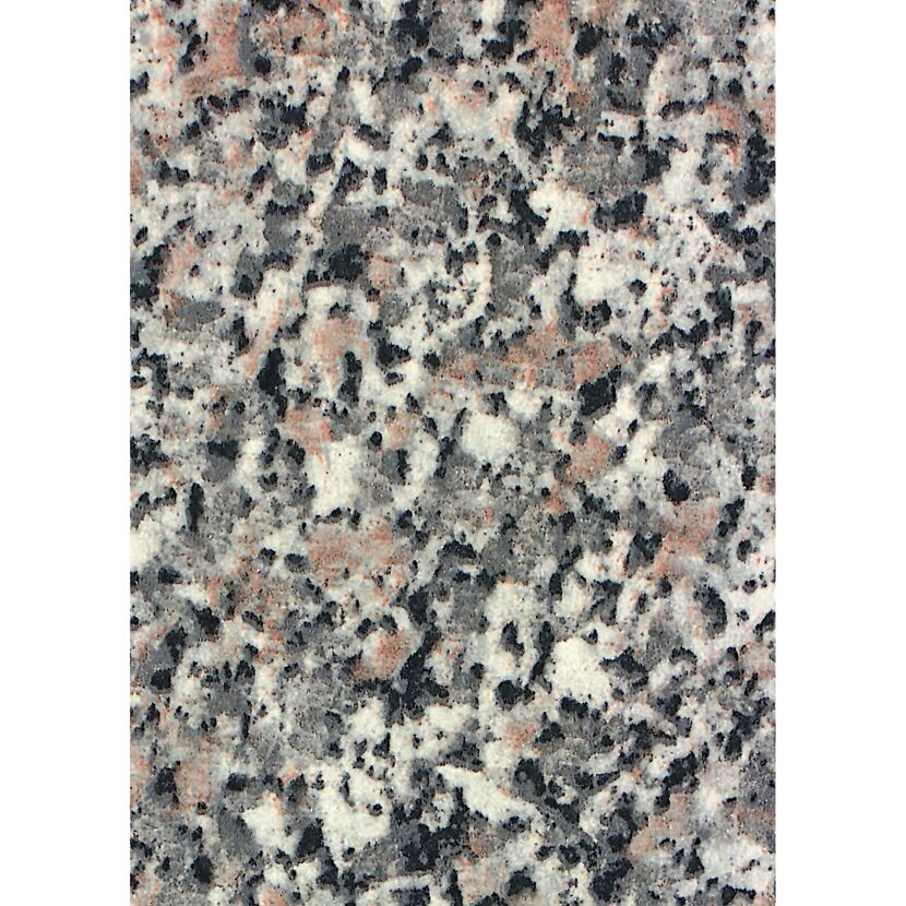 Granitplatte mit grau-rosa Muster