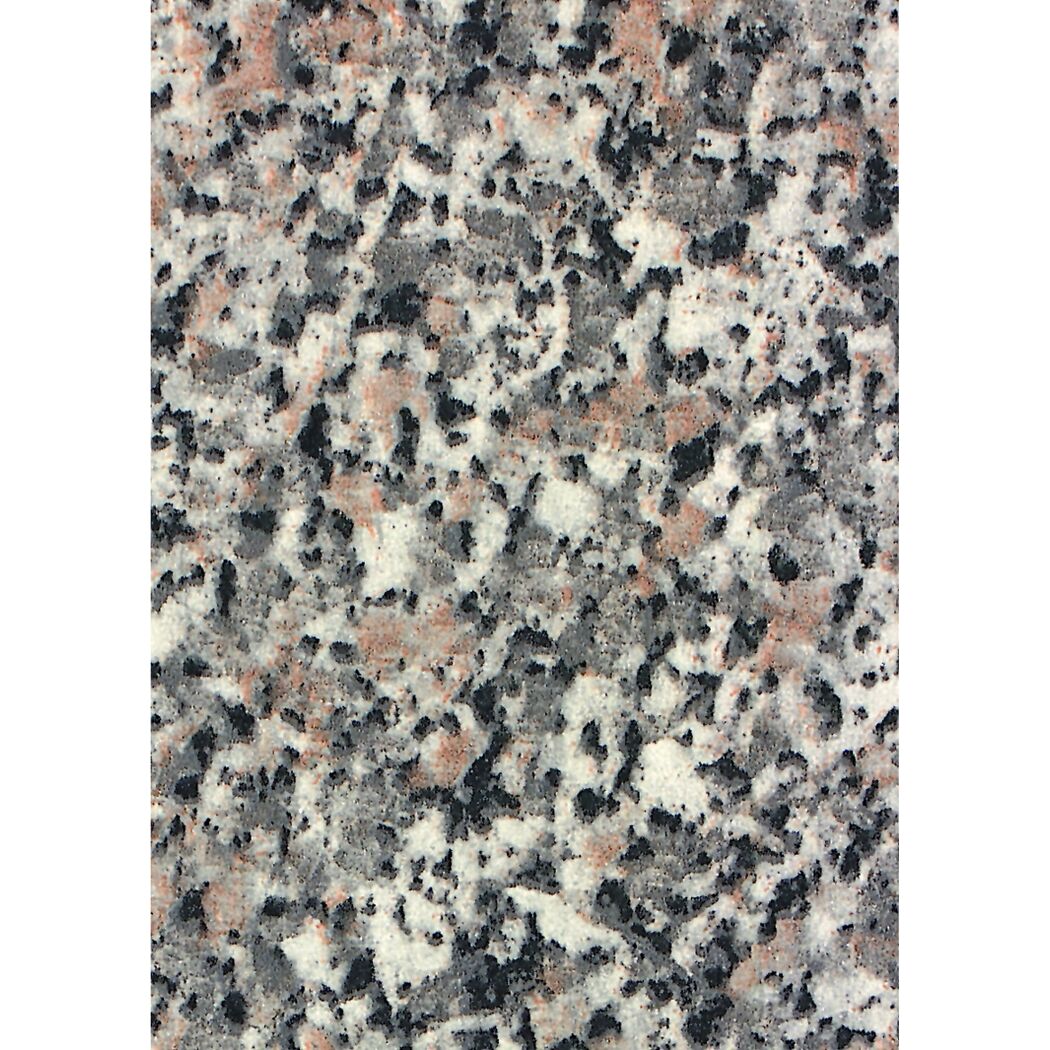 Granitplatte mit grau-rosa Muster