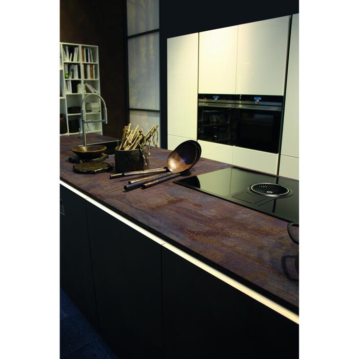 Arbeitsplatte 'K4398 Rusty Iron' rostbraun 4100 x 600 x 38 mm