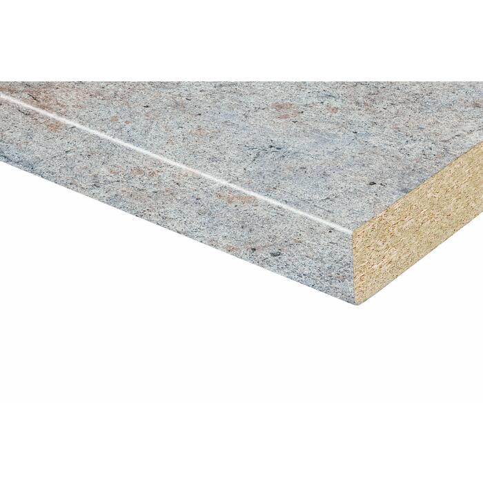 Arbeitsplatte '45273 Oldstone' hellgrau 4100 x 600 x 38 mm