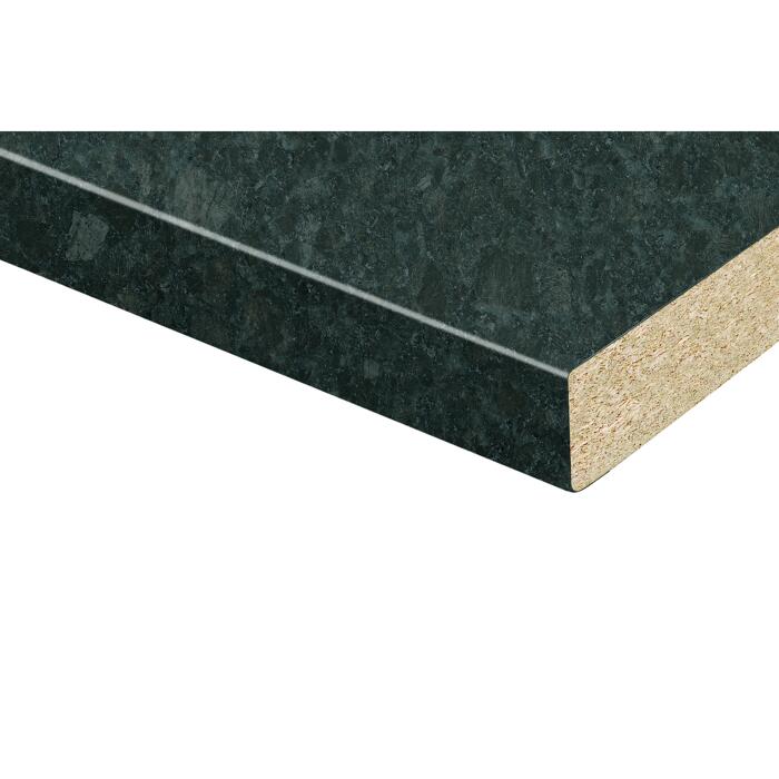 Arbeitsplatte 'K4893 Steel grey Ocean' anthrazit 4100 x 600 x 38 mm