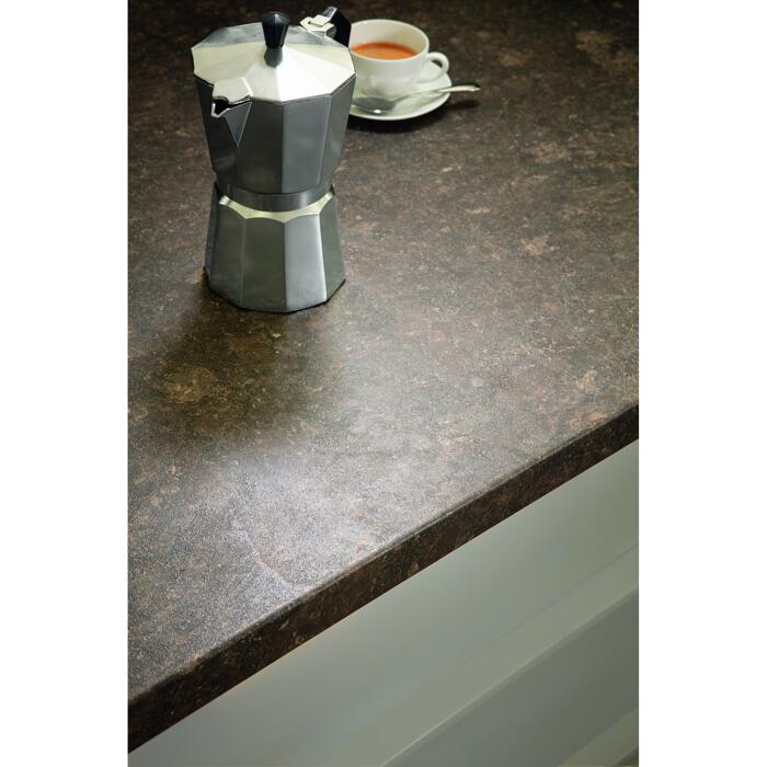 Arbeitsplatte 'K4894 Steel grey Coffee' braun 4100 x 600 x 38 mm