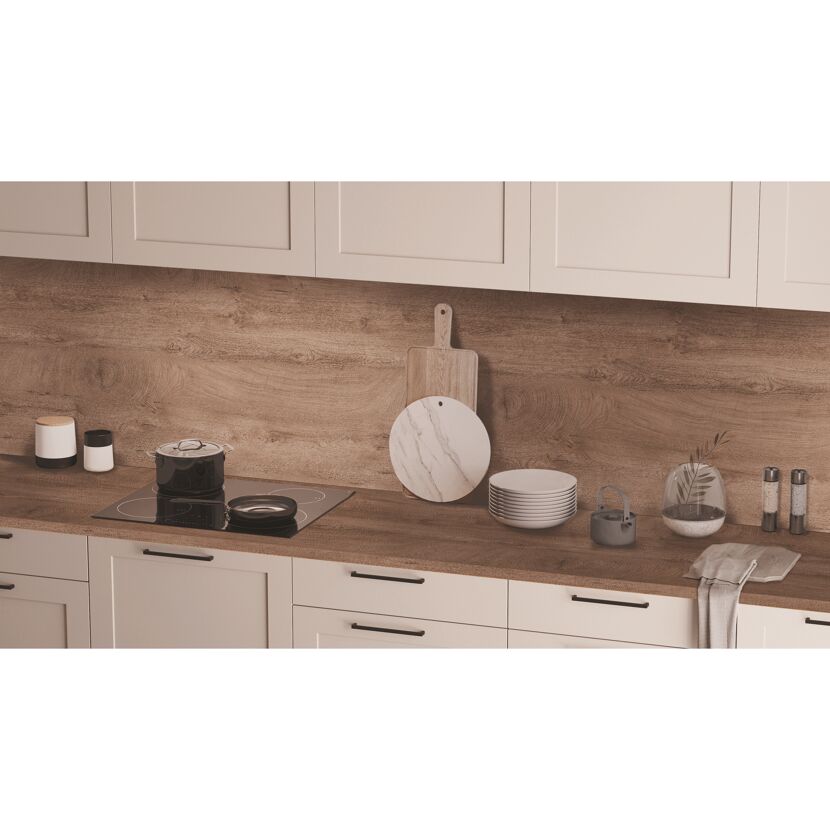 Arbeitsplatte 'Eiche Endgrain Cognac K5413' braun 900 x 4100 x 38 mm