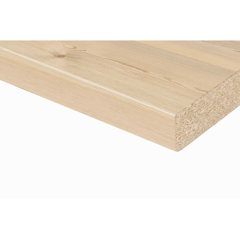 Helle Arbeitsplatte aus Holz