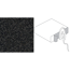Verkleinertes Bild von Umleimer Granit-Optik anthrazit 65 x 4,4 cm 2 Stück