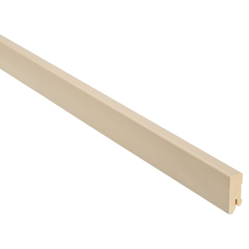 Beige Clip-Sockelleiste