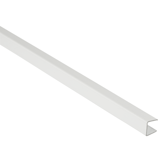 Bild von U-Leiste Kunststoff weiß 2500 x 10,3 mm