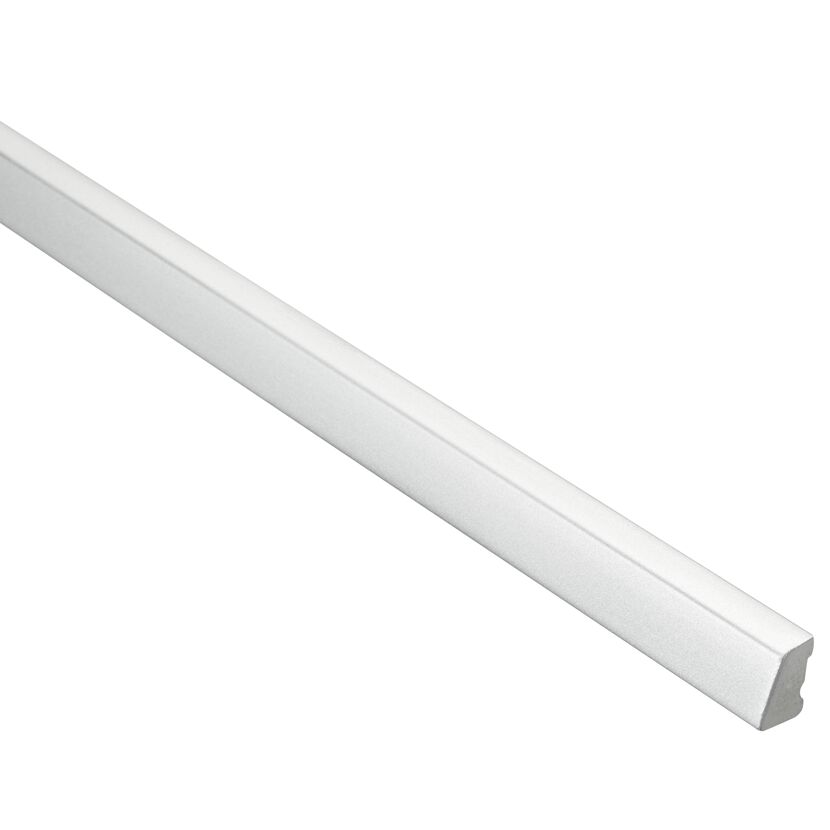 Weiße Universalleiste aus Aluminium