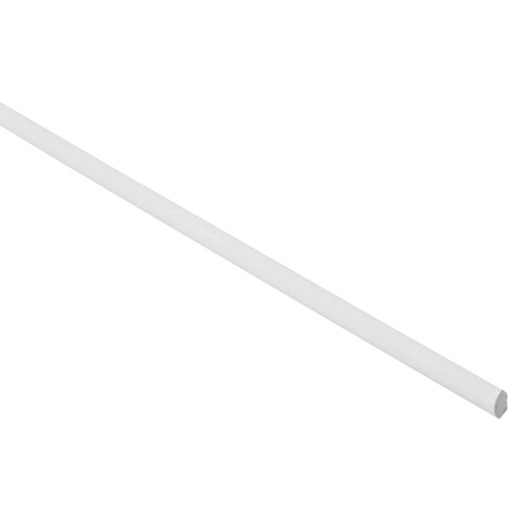 Viertelstab weiß 900 x 10 x 10 mm
