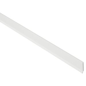 Primo Flachleiste mit Lippe Kunststoff weiß 900 x 25 mm