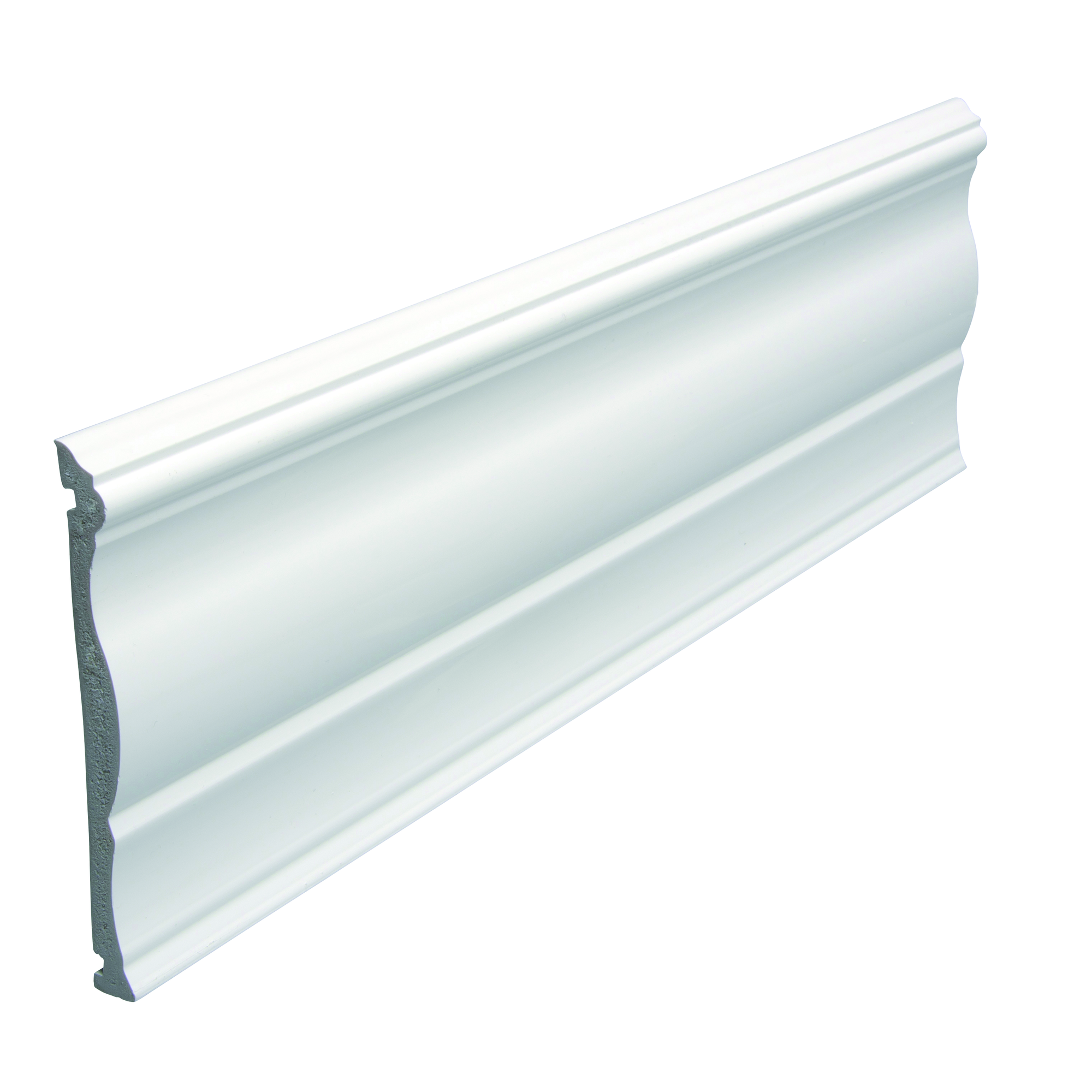 Primo Dekor Fussleiste Kunststoff weiß 120 x 2500 mm ǀ toom Baumarkt
