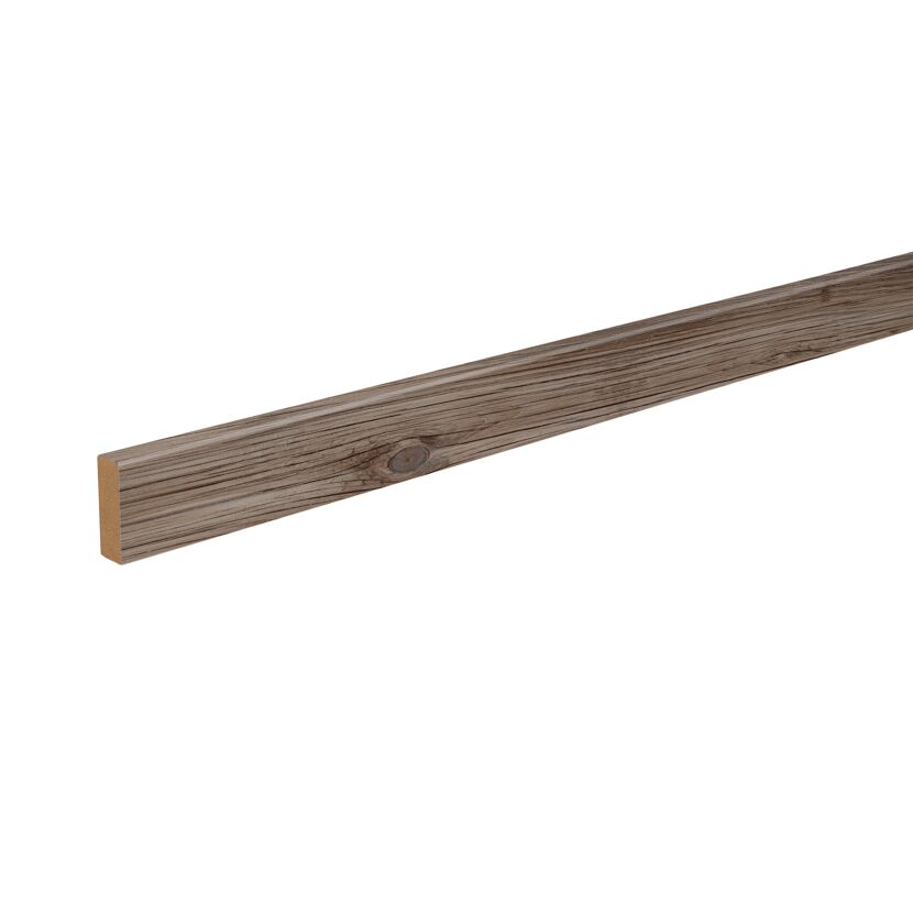 3D Abschlussleiste Fichte braun
