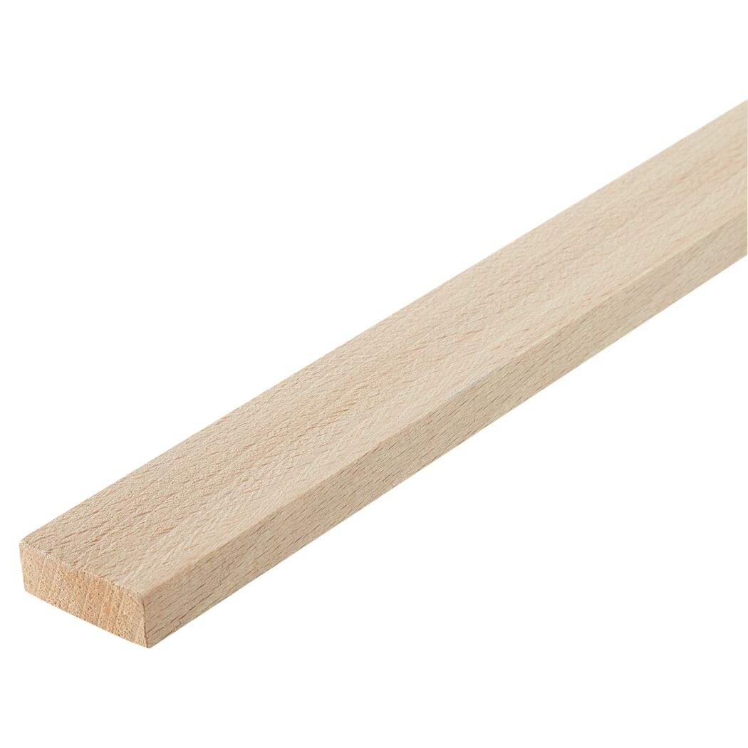 Rechteckleiste Buche 10 x 30 x 1900 mm