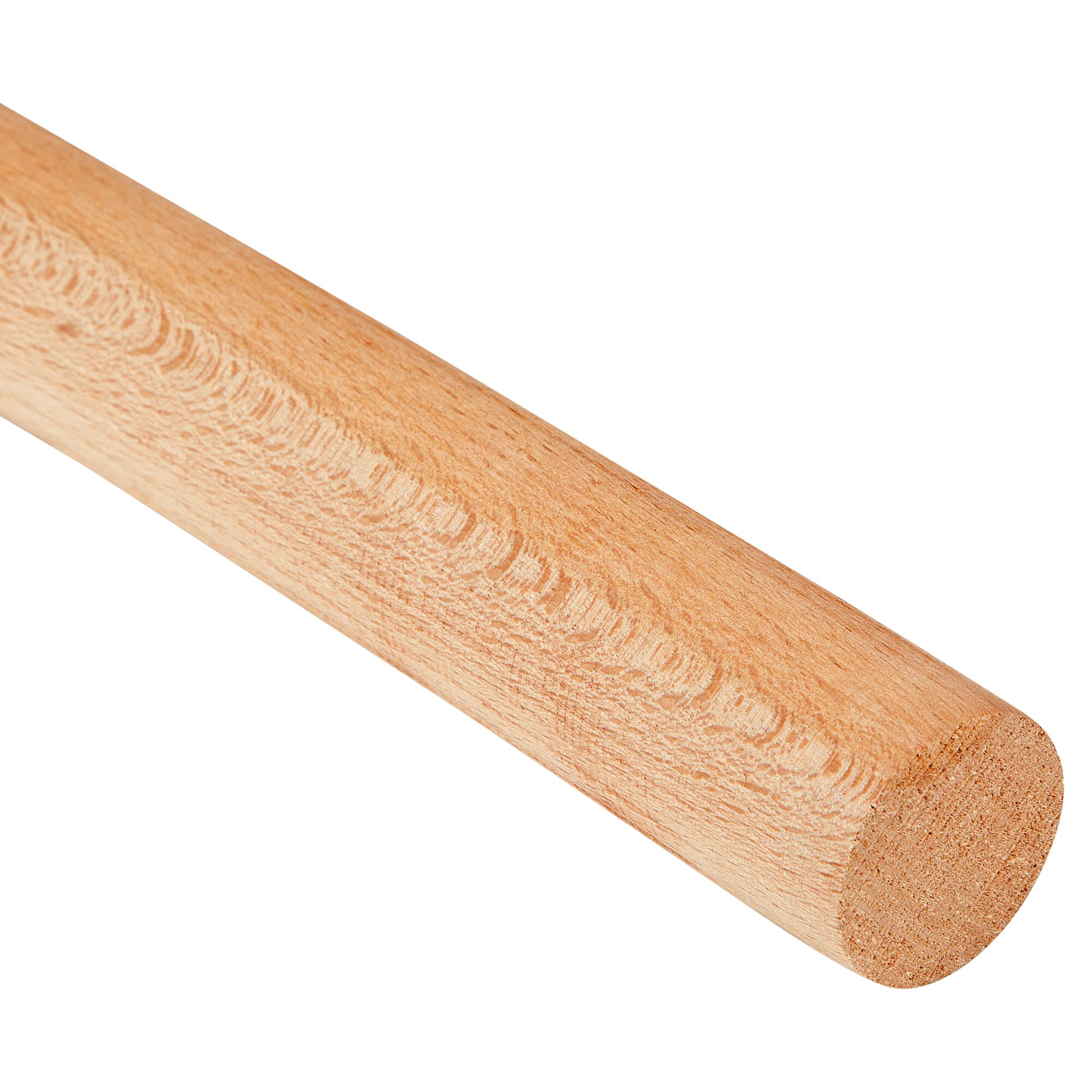 Runder Holzstab aus Buchenholz