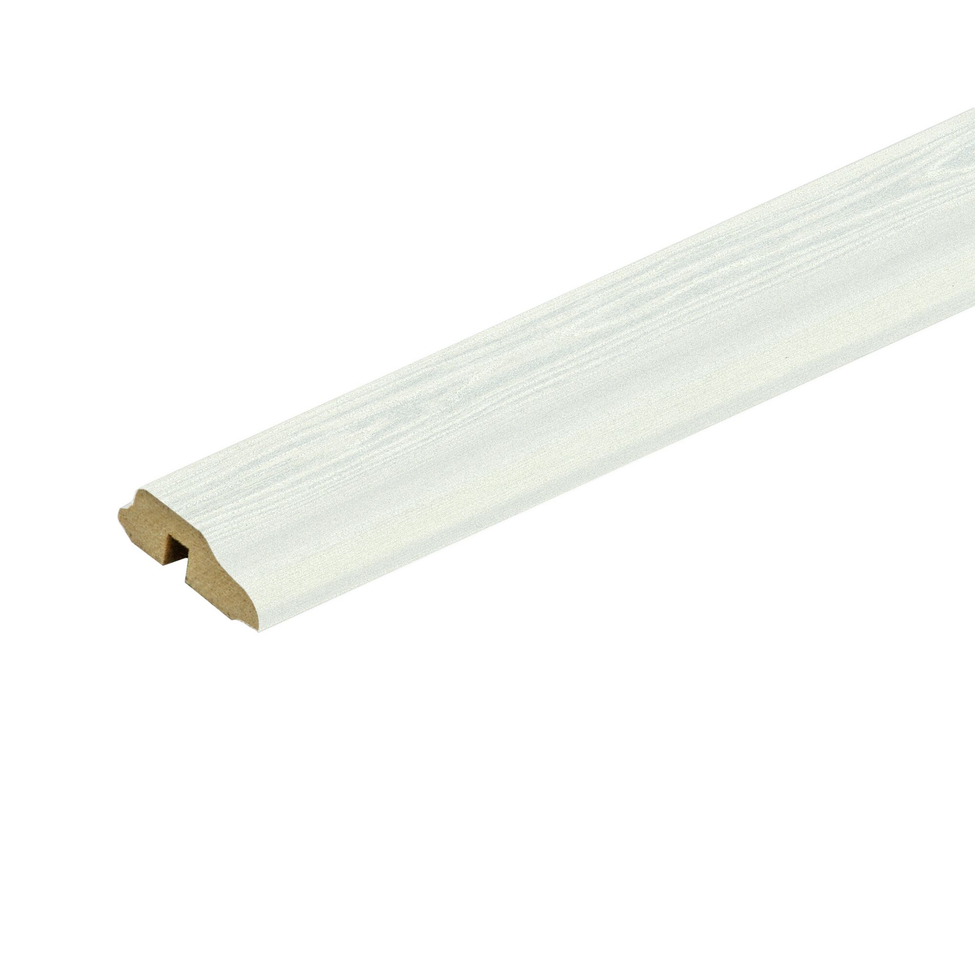 Weiße Deckenabschlussleiste