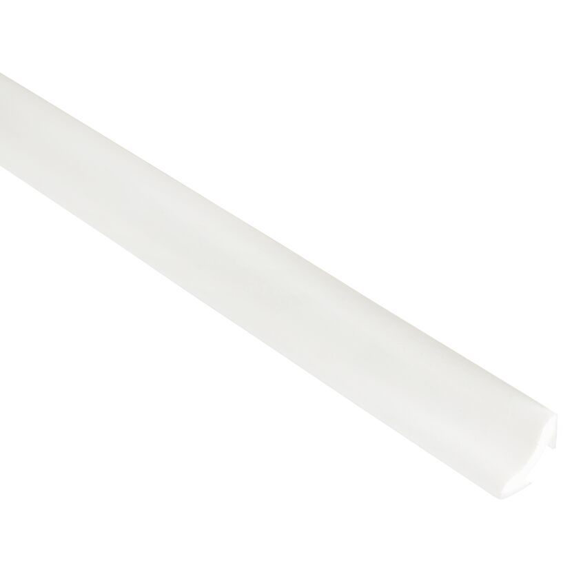Cremeweiße PVC-Hohlkehlleiste
