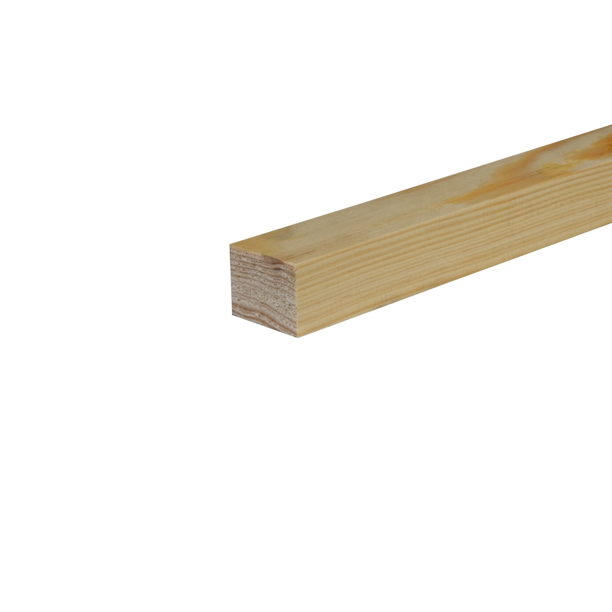 Rechteckige Kiefernholzleiste
