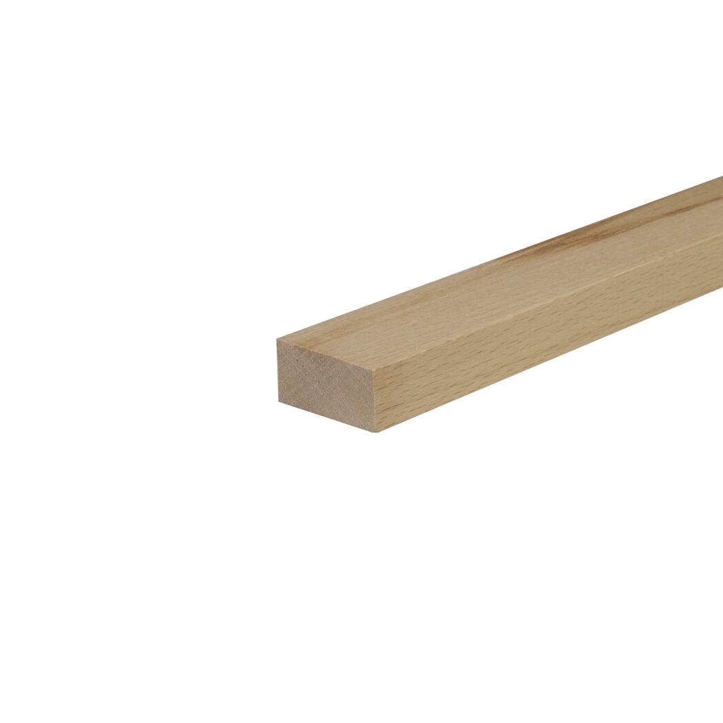 Rechteckige Holzleiste aus Buche