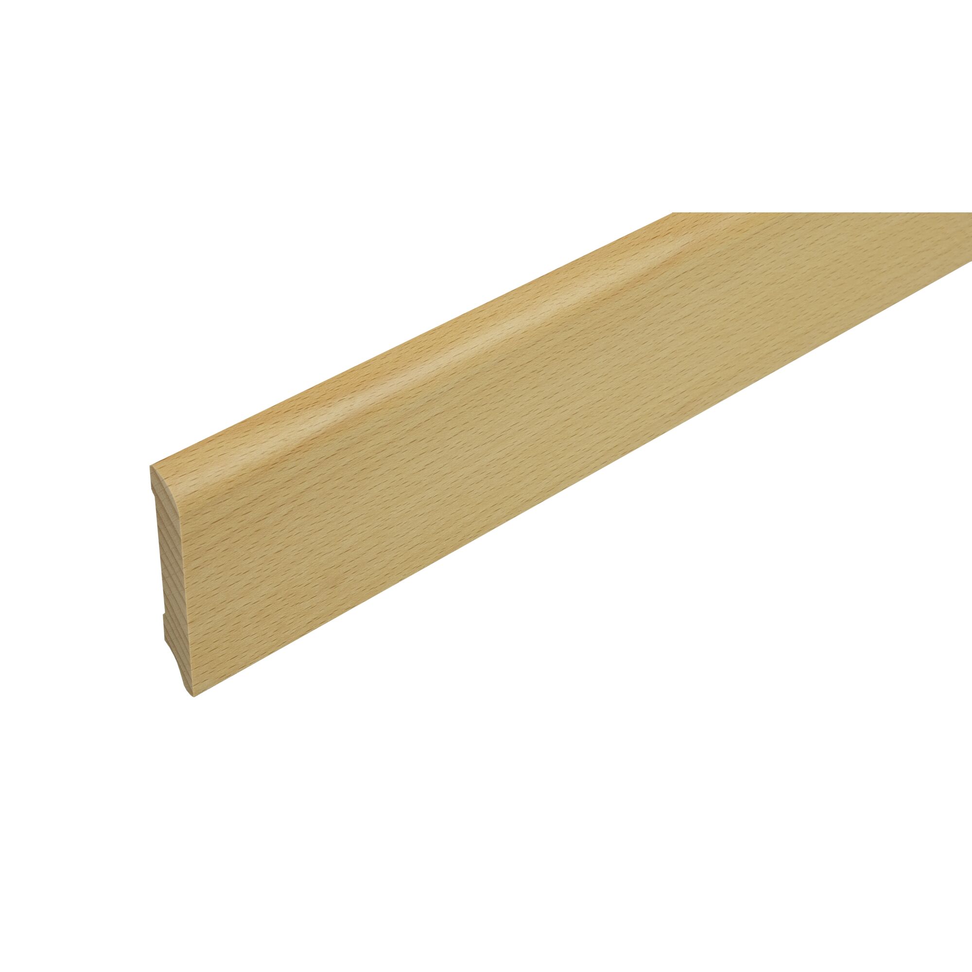 Holzsockelleiste Buche lackiert