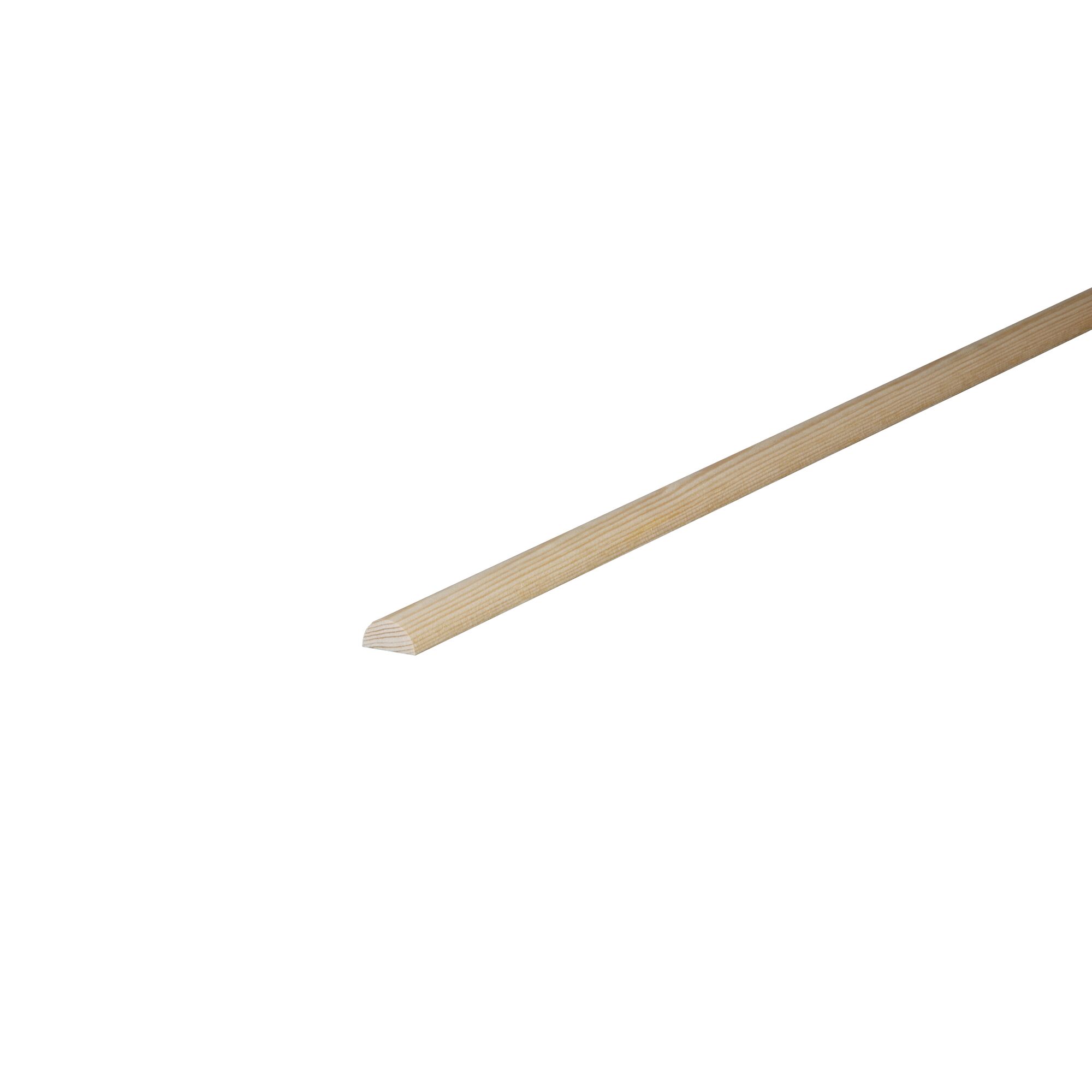 Halbrundstab Kiefer 14 x 28 x 2400 mm