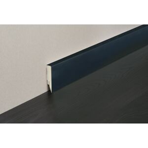 Sockelleiste 'Topline' matt-schwarz 2500 x 58 x 16 mm