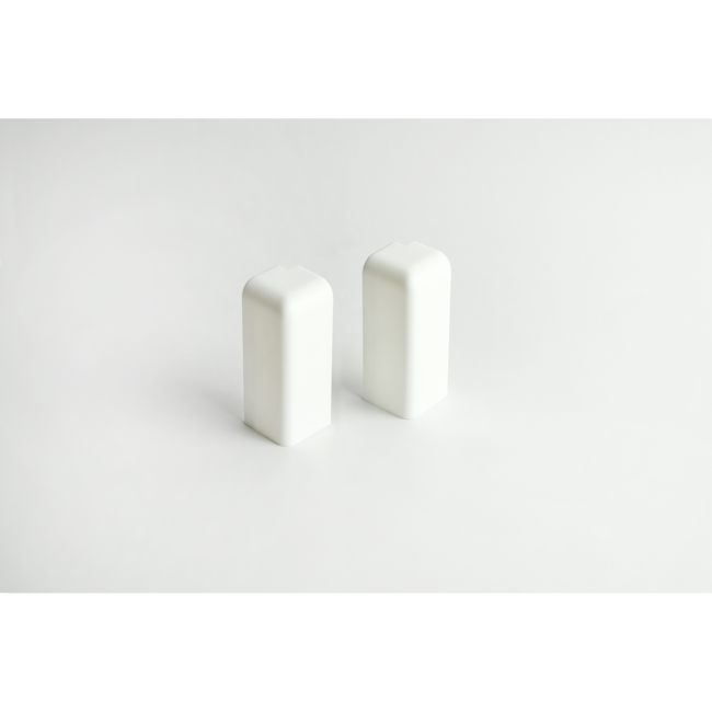 Bild von Außenecke 'Topline' weiß 16 x 58 mm 2 Stück