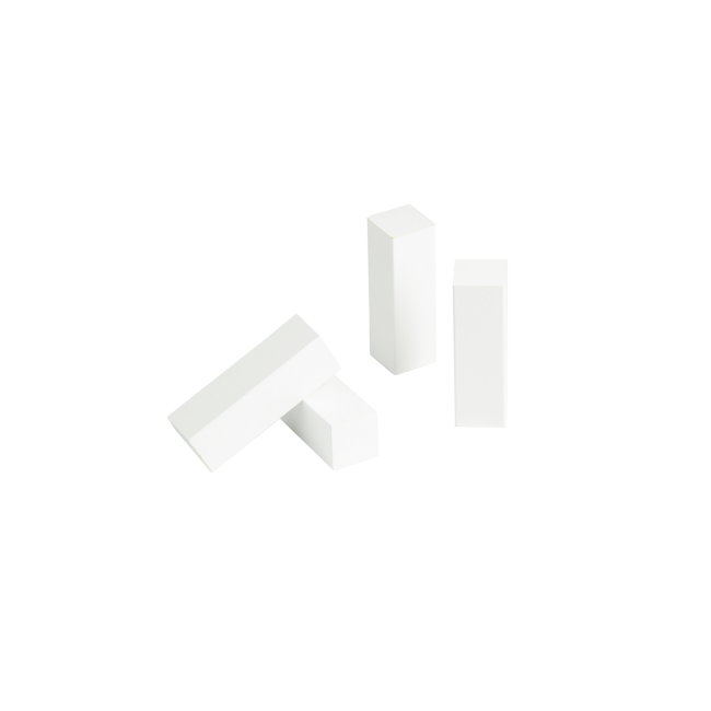 Bild von Eckholz glänzend weiß 19 x 60 mm 4 Stück