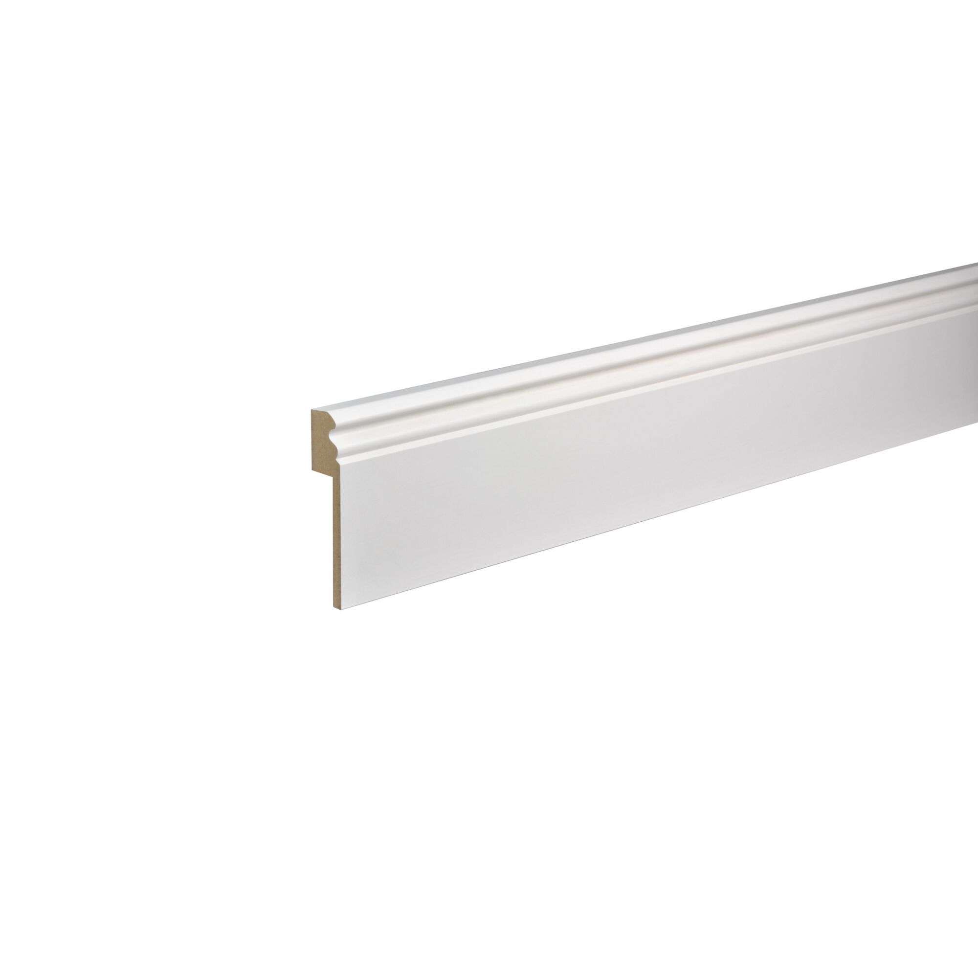 Weiße Fliesenabdeckleiste