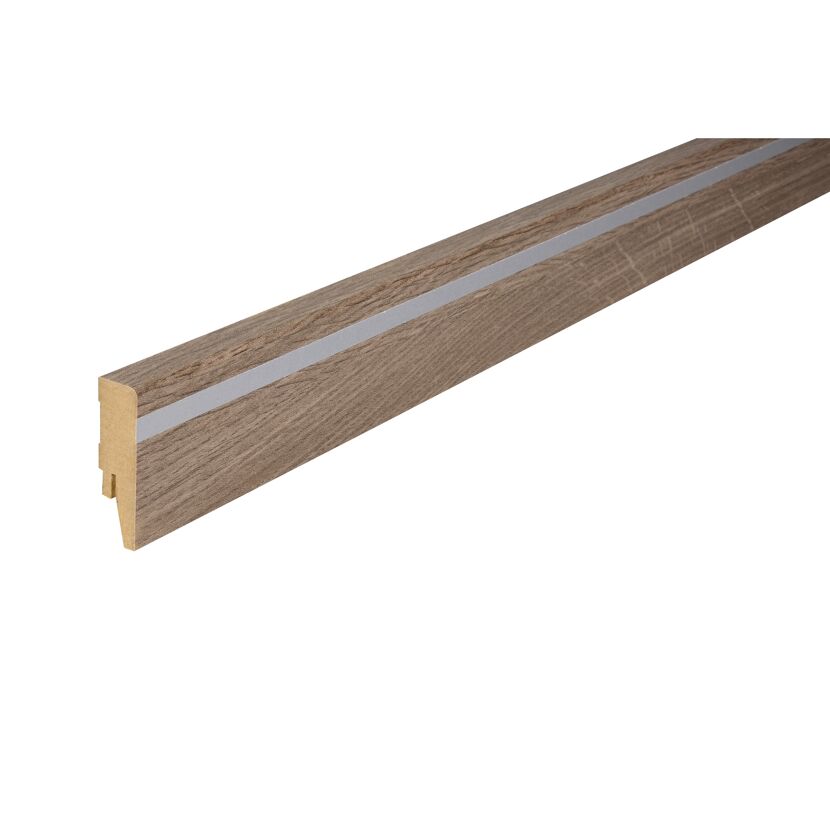 Designleiste Eiche Silber 16 x 58 x 2500 mm