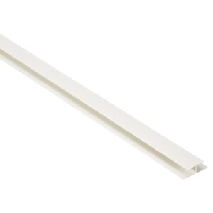 Paneelleiste PVC weiß 270 x 4,5 x 1 cm