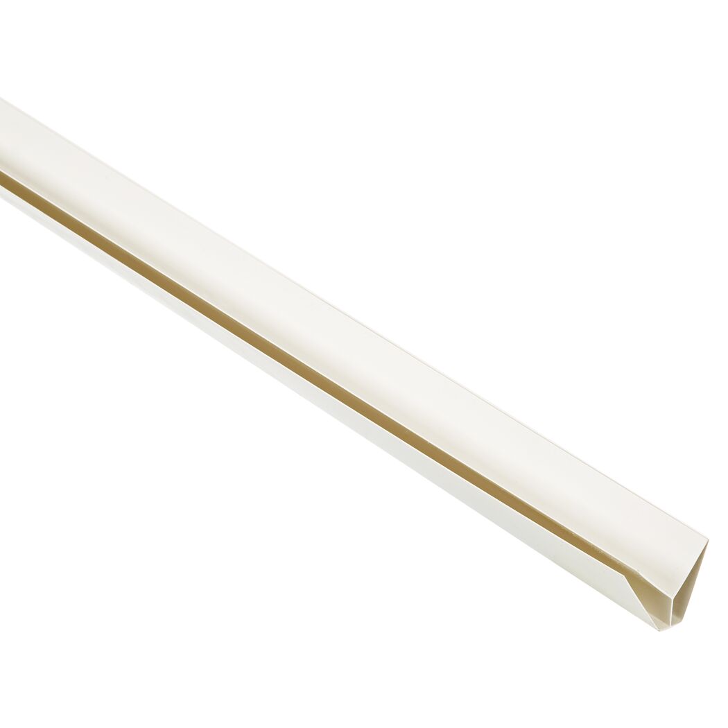 Weiße PVC-Eckleiste