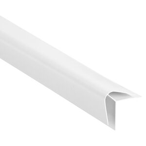 Außeneckleiste PVC weiß 2700 x 220 x 10 mm