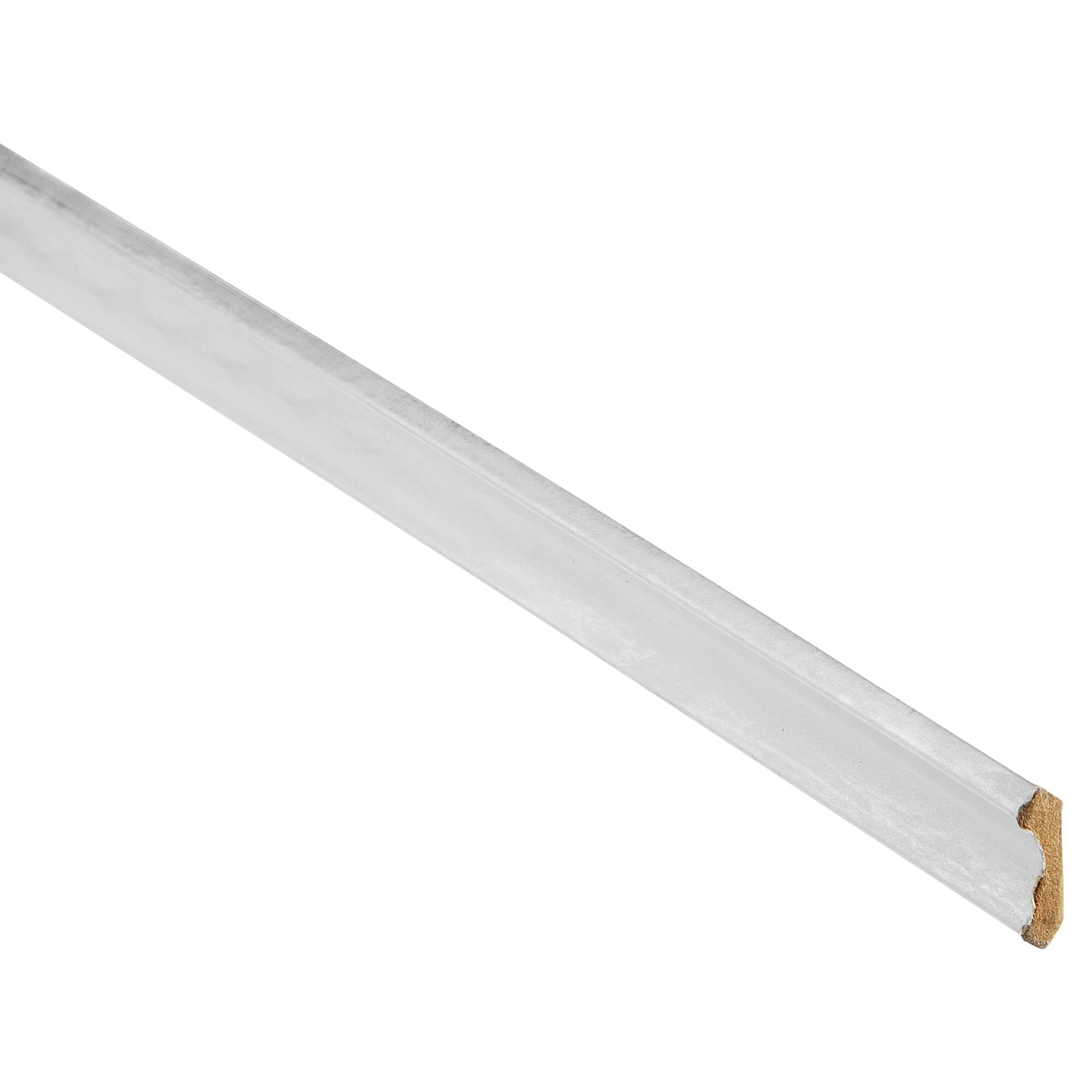 Weiße Hohlkehlleiste 22 x 22 mm