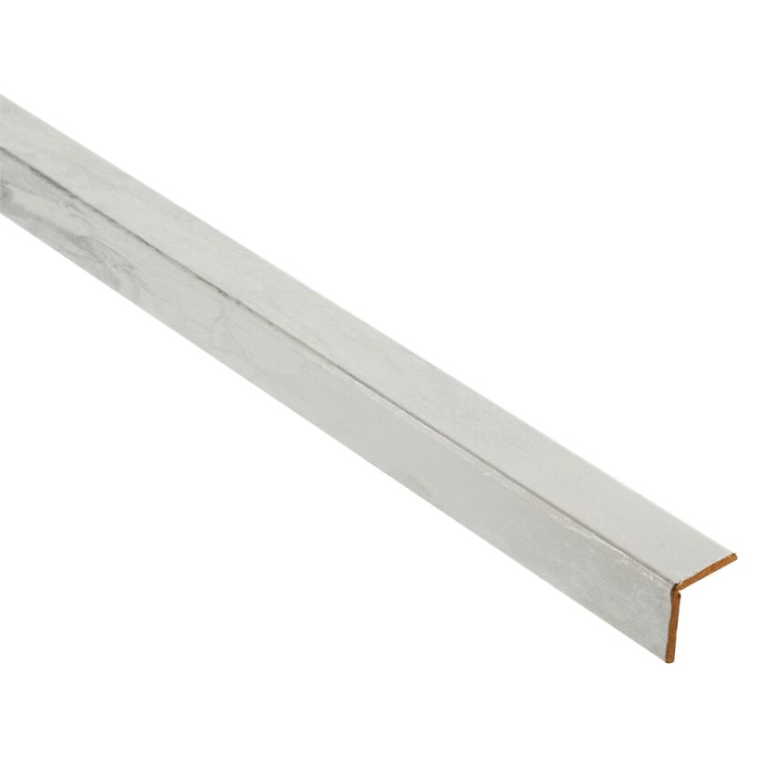 Weiße Winkelleiste aus Aluminium