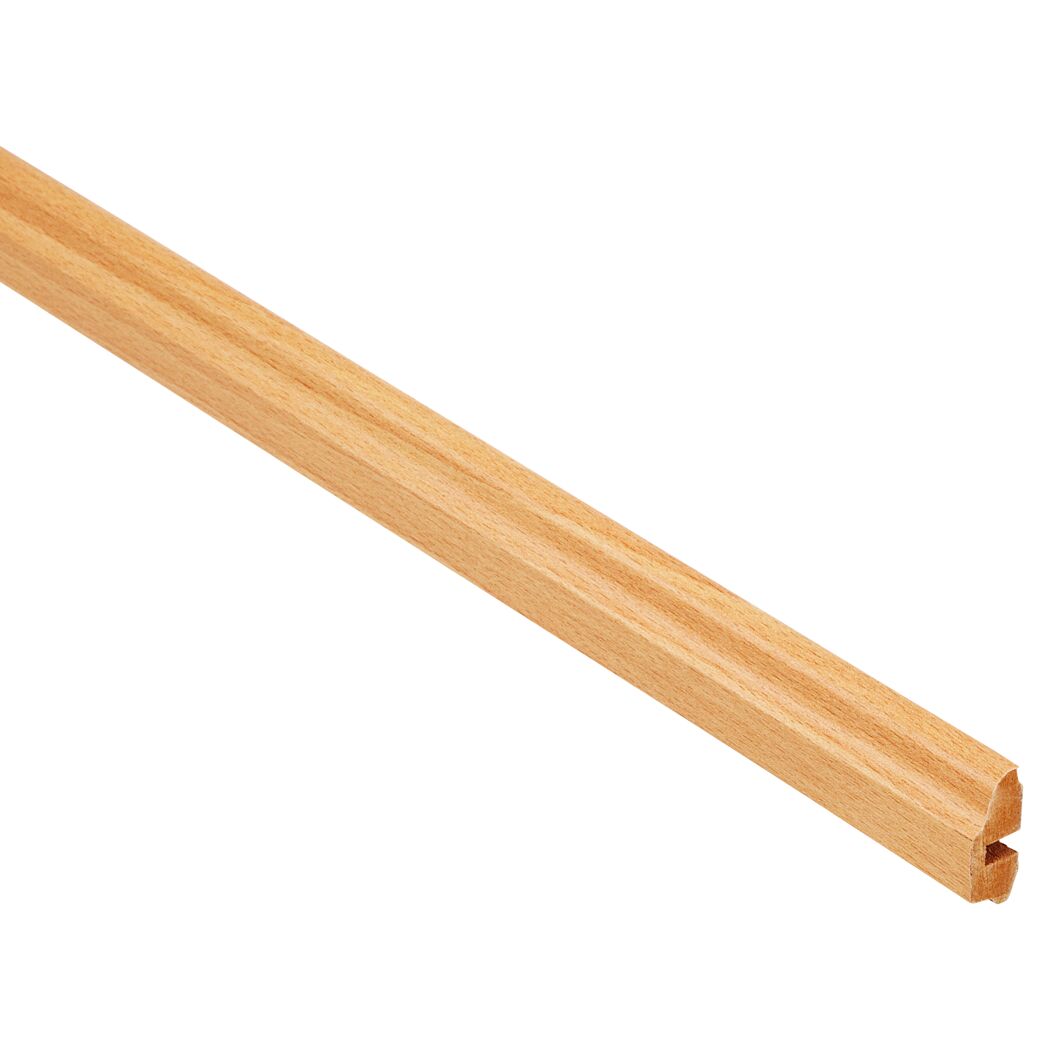 Holz-Deckenabschlussleiste, buchefarben