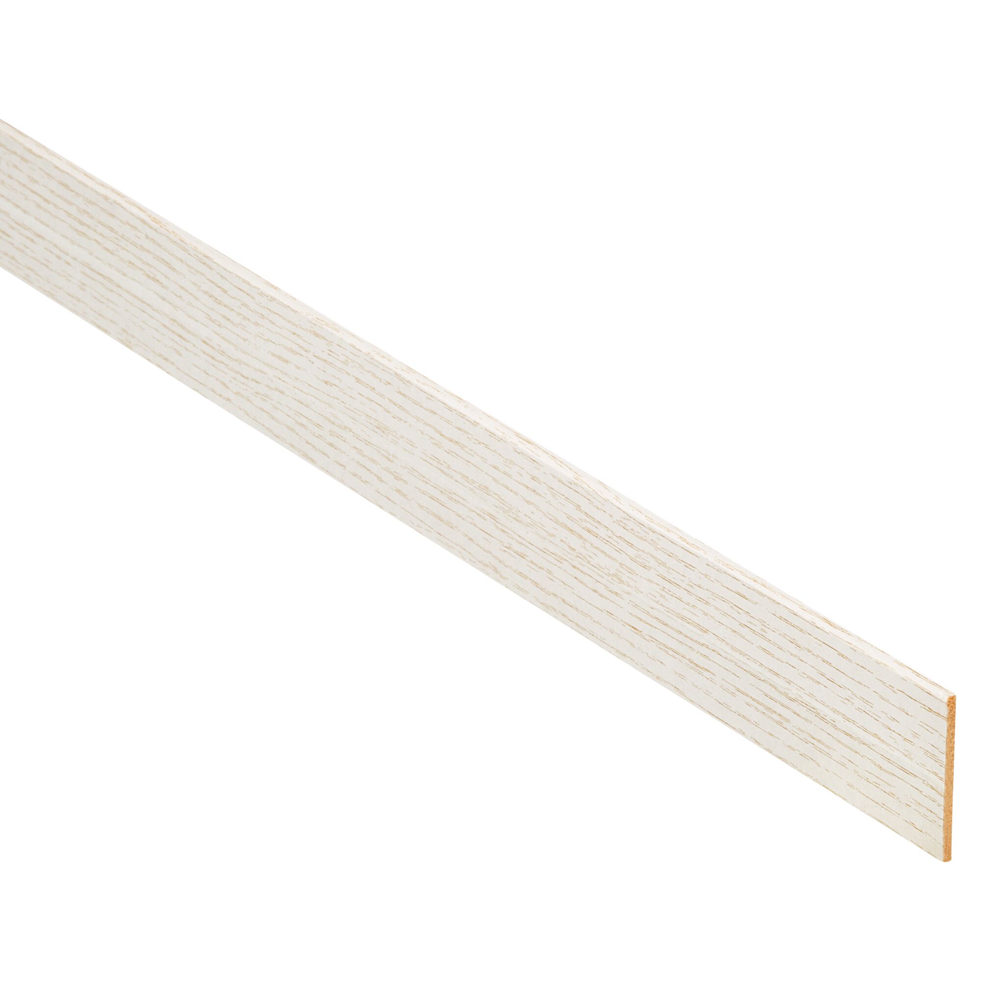 Weiße Faltwinkelleiste