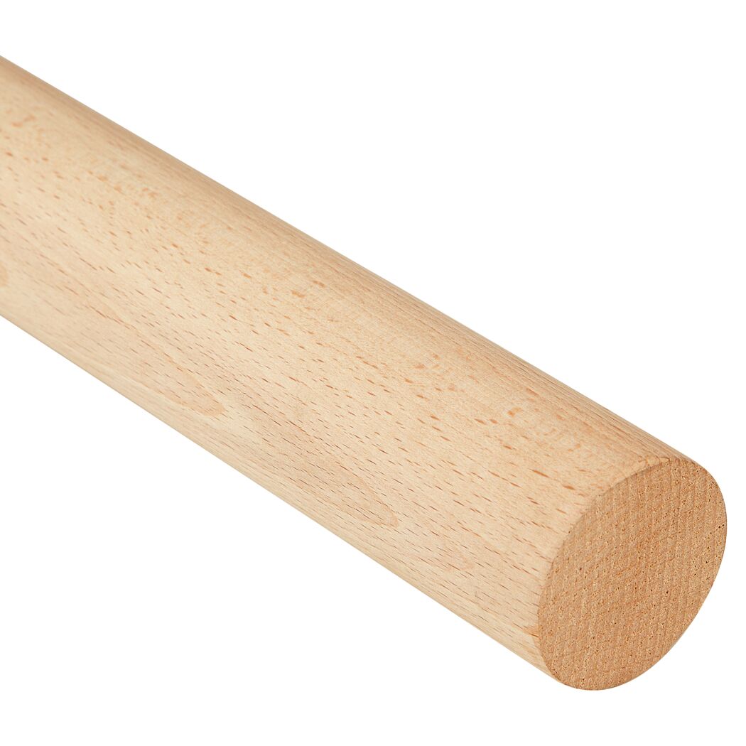 Runder Holzstab aus Buche