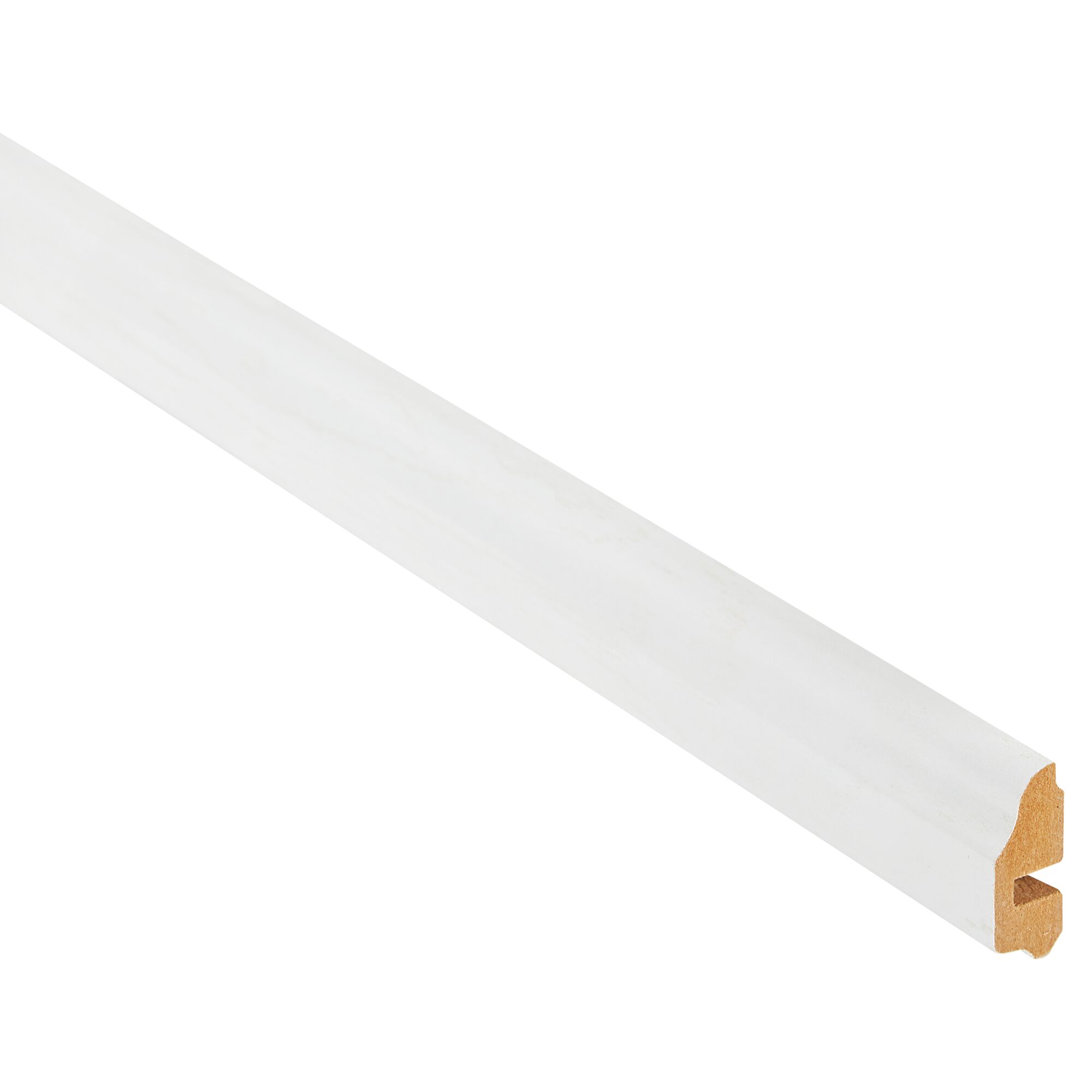 Weiße Deckenleiste aus MDF