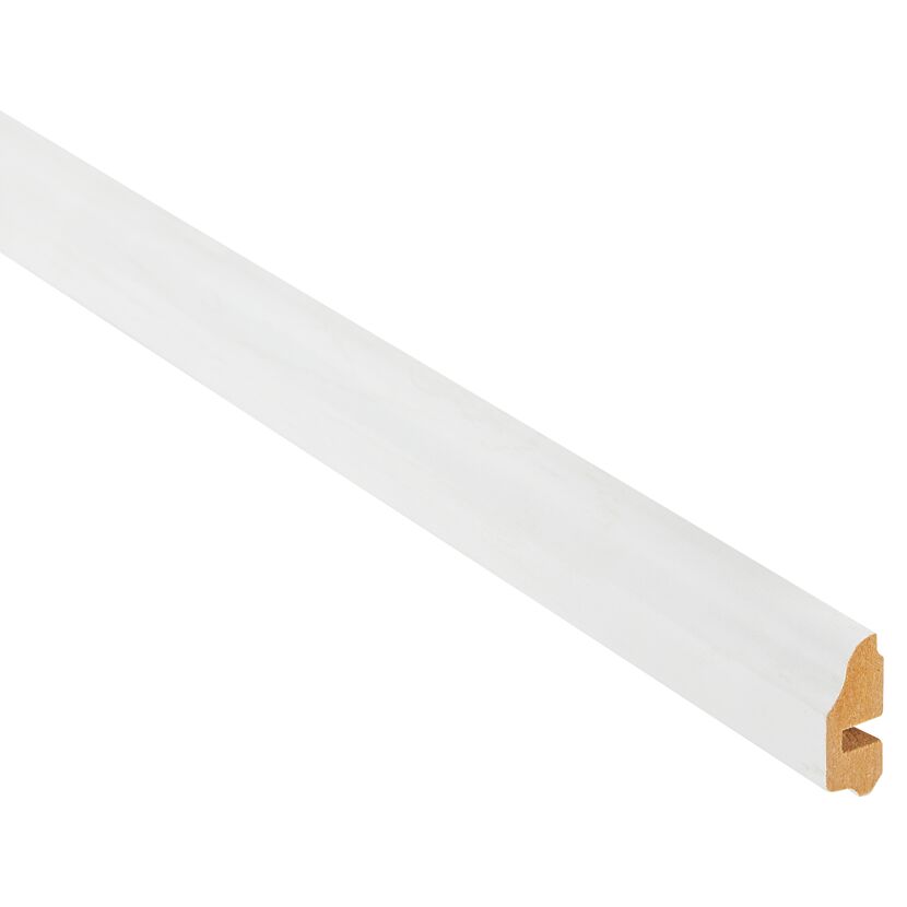 Weiße Deckenleiste aus MDF